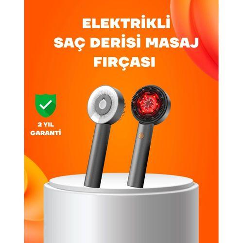 Kırmızı Işık Terapi Saç Derisi Masaj Tarağı 3 Modlu Yağ Hazneli