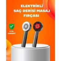 Kırmızı Işık Terapi Saç Derisi Masaj Tarağı 3 Modlu Yağ Hazneli