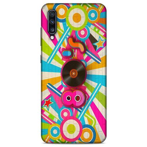Retro (46) Desen Core Armor Kılıf Renkli Samsung Galaxy A70s Kılıf