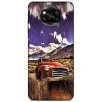 Lopard Xiaomi Redmi Poco X3 Uyumlu Kılıf PickUpX (28) Arka Kapak Kırmızı Antika