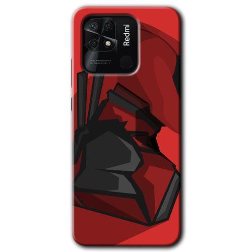 Xiaomi Redmi 10C Kılıf HD Desen Baskılı Arka Kapak + Temperli Cam - DeadPool