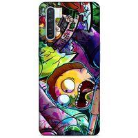 Oppo A91 Uyumlu Kılıf Rick And Morty (41) Tank Kılıf Story Train Rick