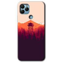 Potkal Hediye Fabrikası General Mobile GM 22 Plus Kılıf HD Desen Baskılı Arka Kapak - Gözlem Kulesi