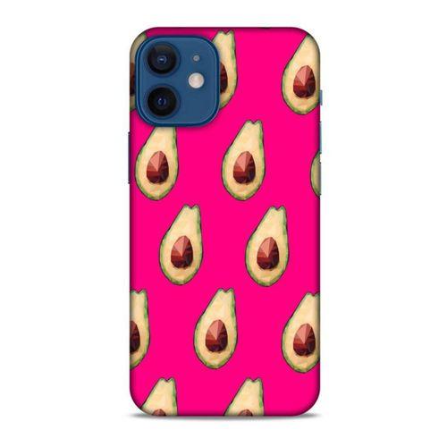 Apple iPhone 12 Mini Uyumlu Kılıf Pembe Delisi (24) Darbe Emici Kılıf Avokado