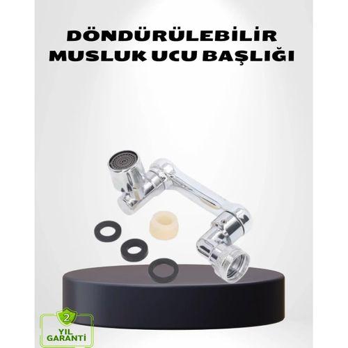 1080° Dönebilen Musluk Ucu – Su Tasarruflu, Esnek Ve 360° Çift Eksenli Başlık (kopya)