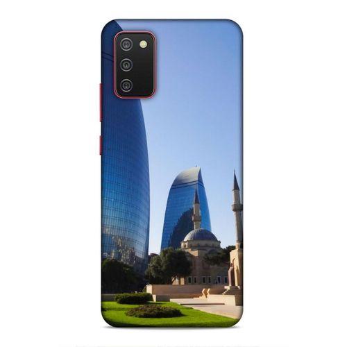 Samsung Galaxy A02s Uyumlu Kılıf Azarbaijan (37) Silicone Cover Kule ve Camii