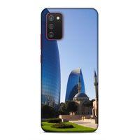 Samsung Galaxy A02s Uyumlu Kılıf Azarbaijan (37) Silicone Cover Kule ve Camii