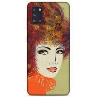 Lopard Samsung Galaxy A31 Uyumlu Kılıf Sürreal Yüzler ♀ (32) Soft Silikon Kılıf Desenli