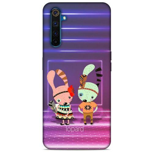 Oppo Realme 6 Kılıf FunnyMaX (4) Koruma Kılıfı Mor Pembe