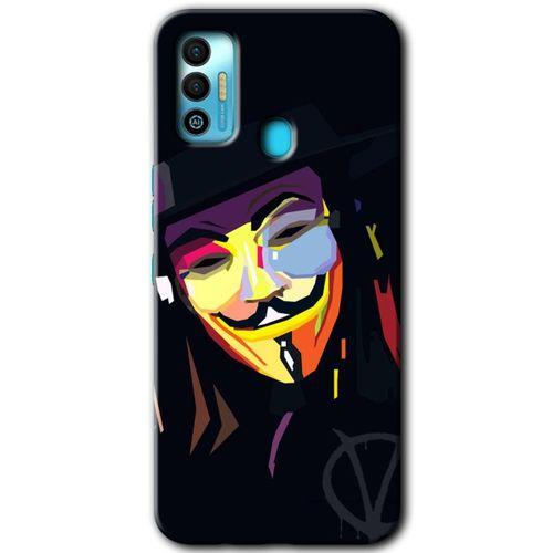 Tecno Spark 7T Kılıf HD Desen Baskılı Arka Kapak - Vendetta + Kırılmaz Cam