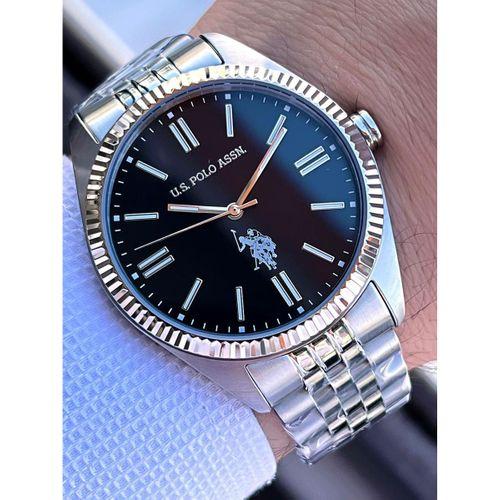 U.S.Polo Assn Çelik Kasa Ve Kordon 2 Yıl Garantili 3 Atm Suya Dayanıklı Erkek Kol Saati FS1096.03