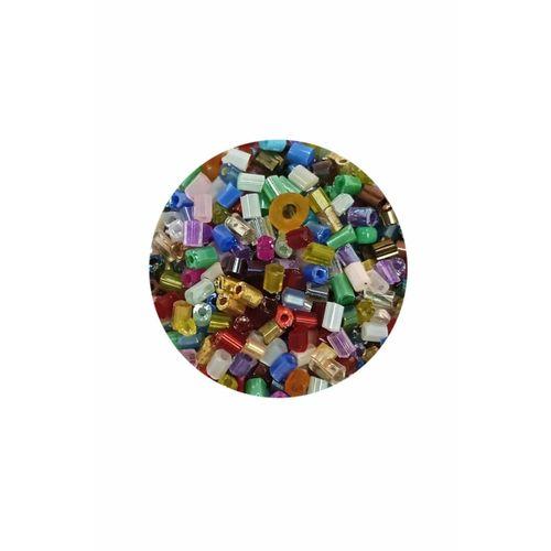 Kesme Cam Boncuk 2mm - 20 Gram - Karışık Renkli -BNC309