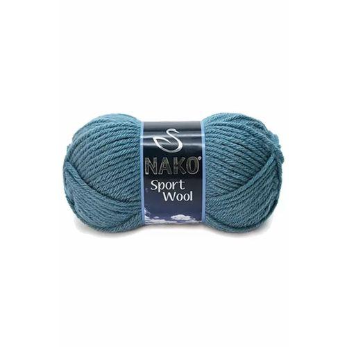 1 Adet Sport Wool Atkı Bere Ceket Yelek Örgü İpi Yünü No: 185 Fırtına - mudanis