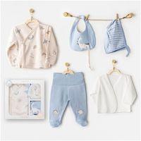 Andywawa AC25910 Newborn Set Dino 5'Li Hastane Çıkışı Beige