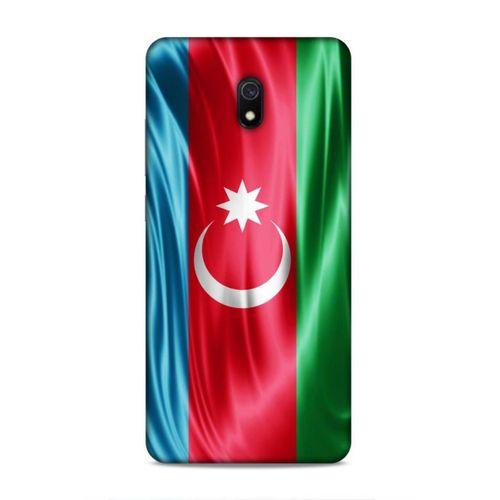 Xiaomi Redmi 8A Uyumlu Kılıf Azarbaijan (36) Glitter Kılıf Tam Bayrak