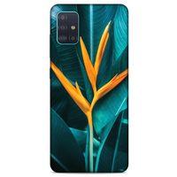 Lopard Samsung Galaxy A51 Uyumlu Kılıf Bahar (24) Darbe Emici Kılıf Turuncu