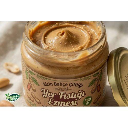 Sizin Bahçe Çiftliği Fıstık Ezmesi 360 gr.