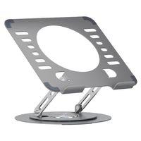 FRISBY FNC-5175ST, 10’’-15.6’’ Taşınabilir,  Katlanır, Notebook Standı, Ayarlanabilir Yükseklik, Alüminyum (Gümüş)