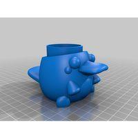 Perry Platypus Boş İç Kısım Çıkarılabilir Şapka ile 3D Baskı (Bu ürün Sadece Plastik parçadır - Almadan Önce Soru Sorabilirsiniz)