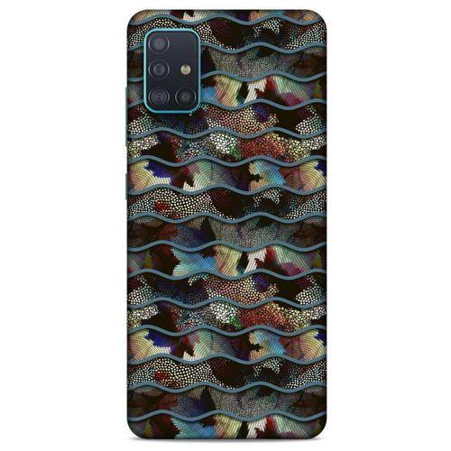 Samsung Galaxy A51 Kılıf Baskılı Özel Seri Taşlı (34) Slim Armor Kılıf