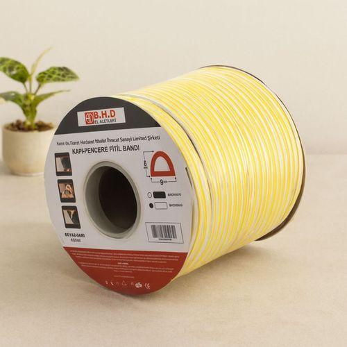 D Profil Fitil Bant 9x6 mm Beyaz 100 m (2x50 m)