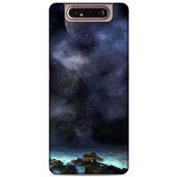 Lopard Samsung Galaxy A80 Uyumlu Kılıf Gece'S (15) Antişok Kılıf Ay Işığında