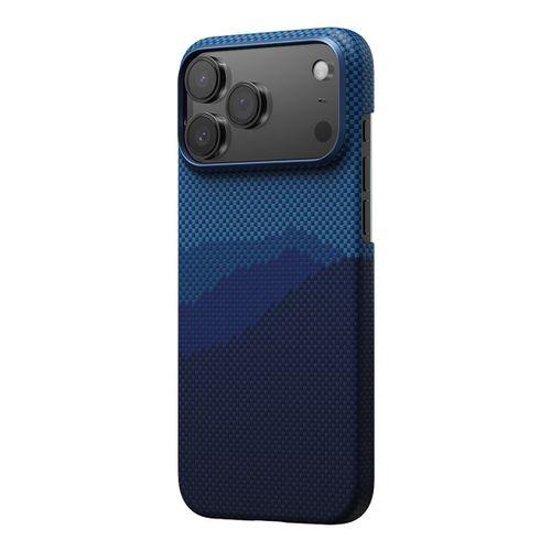 Apple iPhone 17 Pro Max Kılıf M-safe Şarj Özellikli Aramid Fiber Pitaka Tactile Woven Starpeak Serisi Over The Horizon Kapak