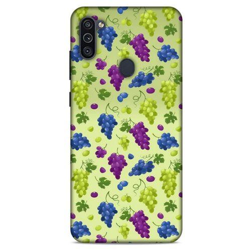 Frutix Üzüm 02 Samsung Galaxy M11 Kılıf Desenli Silikon