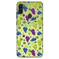 Frutix Üzüm 02 Samsung Galaxy M11 Kılıf Desenli Silikon