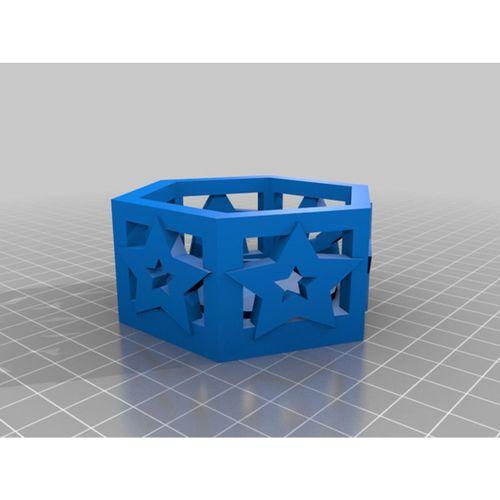 Yıldız Desenli Mum Tutucu Kapağı (Bu ürün Sadece Plastik parçadır - Almadan Önce Soru Sorabilirsiniz)