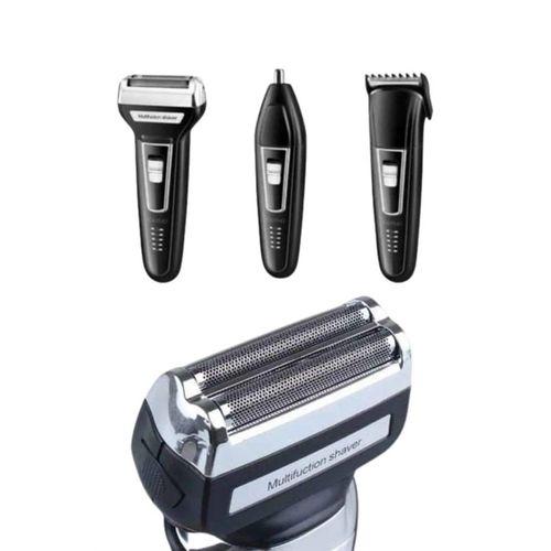 Kulak Burun Kıl Kesme Ense Yanak Tıraş Seti 3 Başlıklı Profesyonel