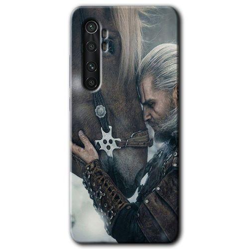 Xiaomi Mi Note 10 Lite Kılıf HD Desen Baskılı Arka Kapak + Temperli Cam - Kadim Dost