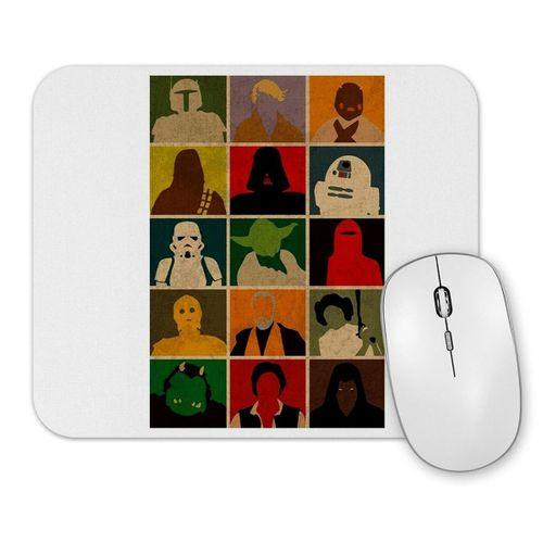 Star Wars Personagens Mouse Pad
