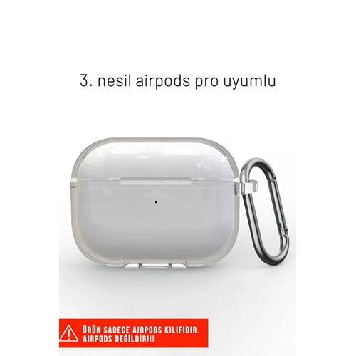Airpods Pro 3. Nesil İle Uyumlu Şeffaf Cyrstal Clear Ultra Berrak Kılıf ( Kulaklık Değildir )