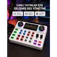 Podcast Karaoke Ve Sosyal Medya Yayınları İçin Ses Kartı