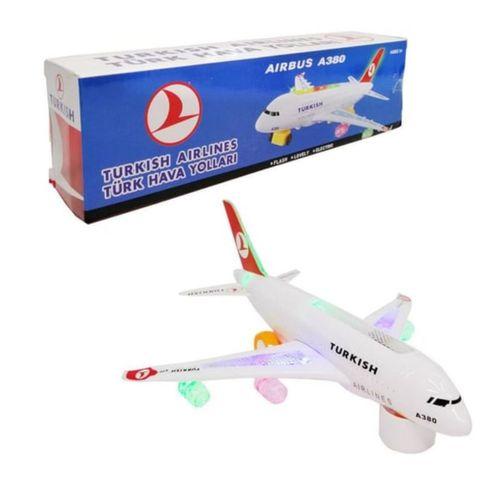 Sesli Işıklı Yerde Gezen THY Uçak - Boing 747