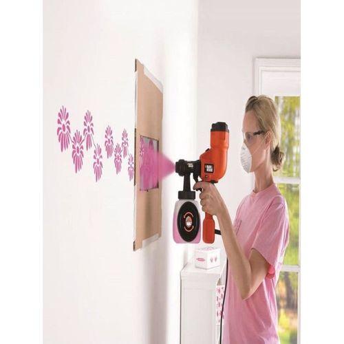 Black&Decker HVLP200-QS Aksesuarlı Kompakt İç ve Dış Mekan Püskürtme Tabancası