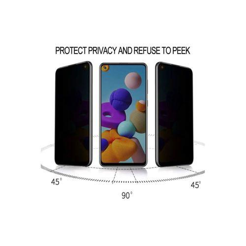 Samsung A21s Uyumlu Hayalet Ekran Gizli Tam Kaplayan Kırılmaz Cam Seramik Ekran Koruyucu Film
