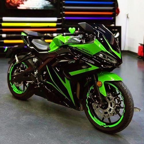 Çınar Extreme PRO Serisi Fosforlu Neon Yeşil Jant Şeridi Sticker Set | 16"-17"-18" İç-Dış Jant Şerit Takımı