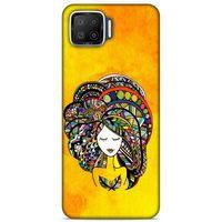 Lopard Oppo A73 Uyumlu Kılıf Sürreal Yüzler ♀ (34) Slim Armor Kılıf Desenli