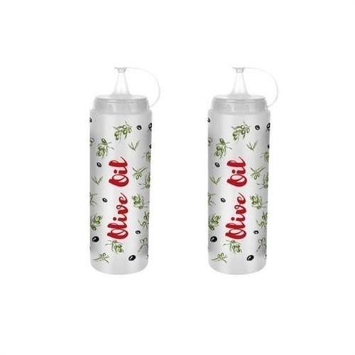 Angel Of Life® Şeffaf Kapaklı Sızdırmaz Yağlık Sosluk Şişesi Plastik Yağdanlık Master Chef AP-9471