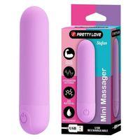 Stefan Mini Massager Bullet Vibratör Mor
