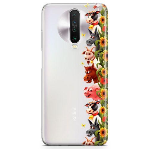 Xiaomi Redmi K30 Kılıf Keçi At Eşek Arka Kapak Koruma Desenli Full Koruyucu