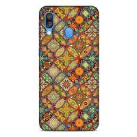 Ethnic Culture (60) Samsung Galaxy A40 Kılıf Silikon Kapak Desenli