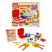 Crafy Pazar Kahvaltısı Oyun Hamuru Seti 300 g 23 Parça