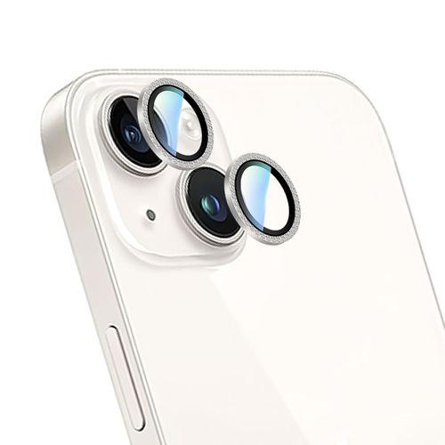 Apple iPhone 15 CaseWorld Alloy Sparkling Diamond Serisi Taşlı Lens Koruyucu