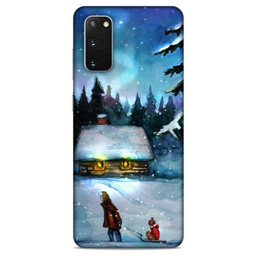 Samsung Galaxy S20 Kılıf Snowix (38) Neo Hybrid Kılıf Beyaz Mavi