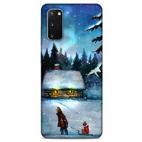 Samsung Galaxy S20 Kılıf Snowix (38) Neo Hybrid Kılıf Beyaz Mavi