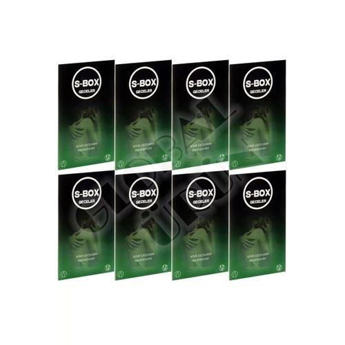 S-Box S Box Prezervatif Geciktirici Etkili 8 Kutu 96 Kondom