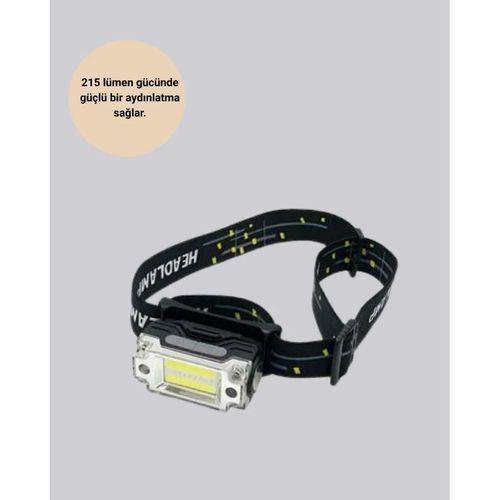 Kafa Lambası Led Fener Pratik Taşınabilir Ayarlanabilir Usb Şarjlı
